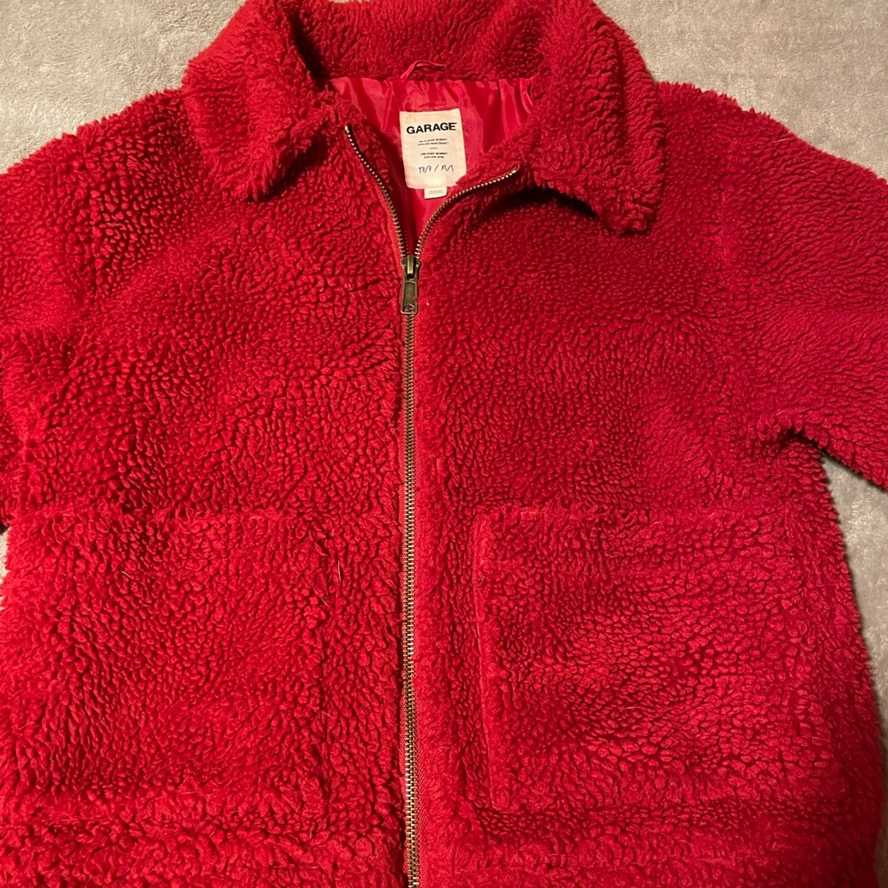 Red Teddy Sweater